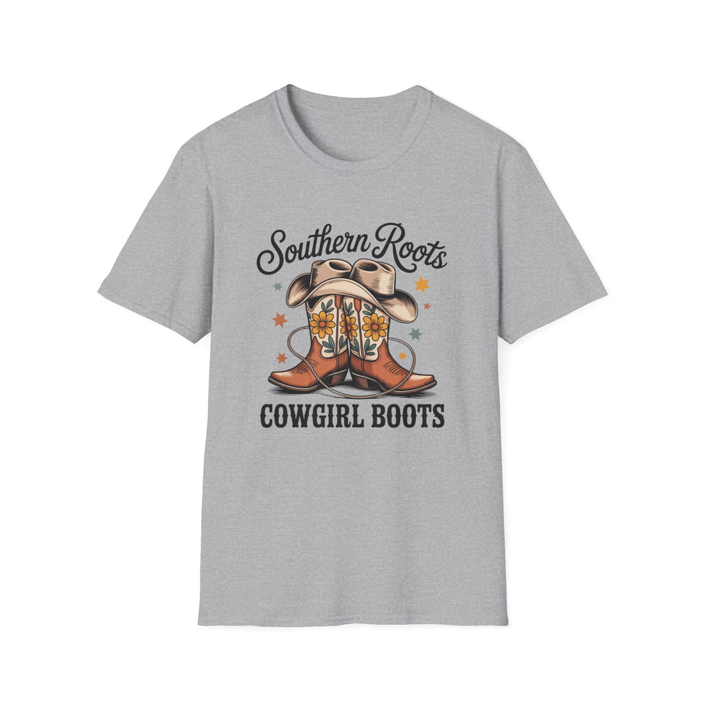 Southern Roots Cowgirl Boots T-Shirt
