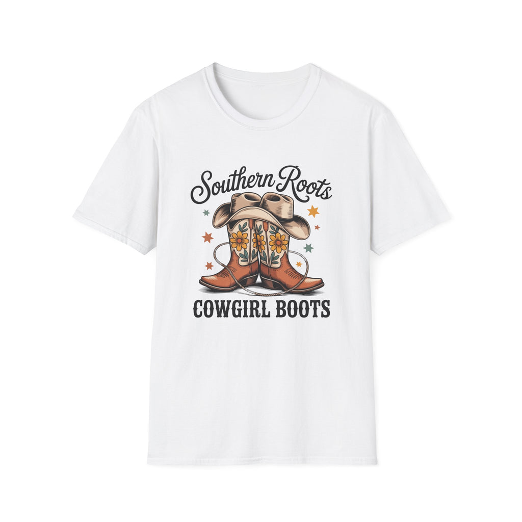 Southern Roots Cowgirl Boots T-Shirt