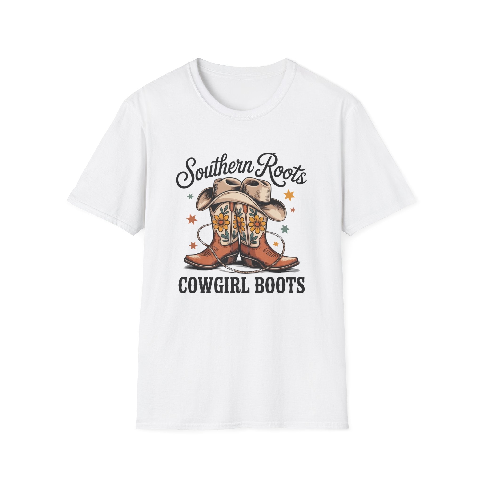 Southern Roots Cowgirl Boots T-Shirt