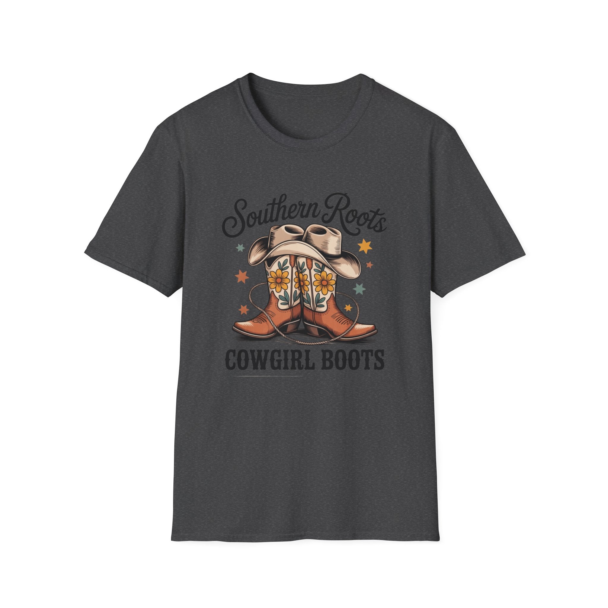 Southern Roots Cowgirl Boots T-Shirt